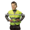 Reflective Vest Knitting Polyester Fabric Kids Reflective Safety Vest Children High Visibility Security DHL Freeshipping